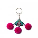Mien Pom Pom Keyring
