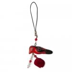Strawberry Finch Charm