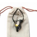 Heart-Spotted Woodpecker Necklace