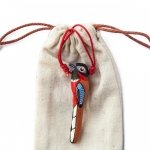 Red-Naped Trogon Necklace