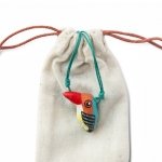 Banded Kingfisher Necklace