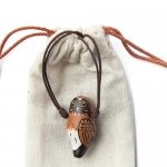 Asian Barred Owlet Necklace