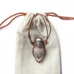 Brown Hawk Owl Necklace