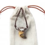 Reddish Scops Owl Necklace