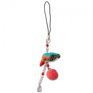 Banded Kingfisher Charm