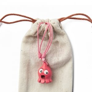 Pink Octopus Necklace