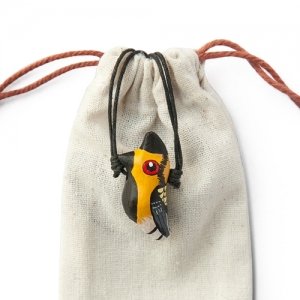 Yellow Tit Necklace