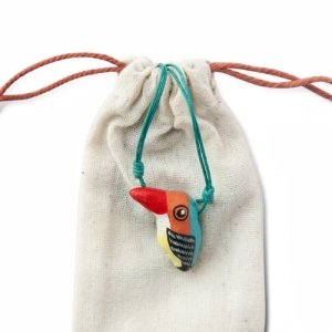Banded Kingfisher Necklace