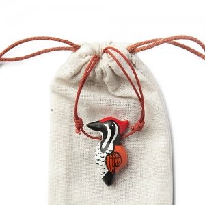 Common Flameback Necklace