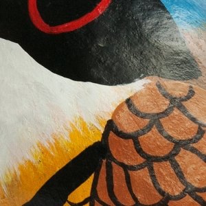 Hand-painted detail