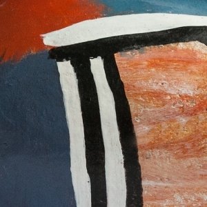 Hand-painted detail