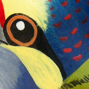 Hand-painted detail