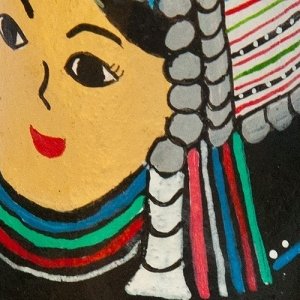 Hand-painted detail