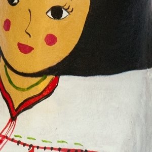 Hand-painted detail